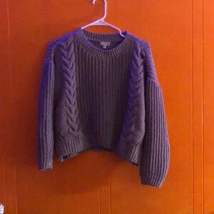 Purple knitted sweater women’s size small